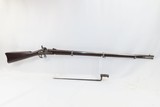 Antique CIVIL WAR U.S. Lamson, Goodnow and Yale SPECIAL M1861 Rifle-MUSKET
“1863” Dated Lock and Barrel w/U.S. SOCKET BAYONET - 2 of 21