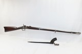 CIVIL WAR Infantry Antique SPRINGFIELD ARMORY Model 1861 .58 Rifle-MUSKETUnion Army “EVERYMAN’S” Rifle w/BAYONET & SCABBARD - 2 of 22