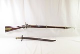 Rare CIVIL WAR MILITIA SABER RIFLE J HENRY & SON .58 2-Band Boulton Antique Possibly 1 of 6 Rifles Produced by JAMES HENRY & SON - 1 of 21