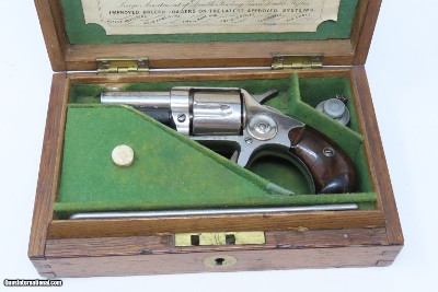 1876 Cased OXFORD STREET LONDON REILLY COLT NEW LINE .41 Revolver AntiqueOriginally Advertised as the “BIG COLT” - Image 5 of 25