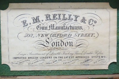 1876 Cased OXFORD STREET LONDON REILLY COLT NEW LINE .41 Revolver AntiqueOriginally Advertised as the “BIG COLT” - Image 4 of 25