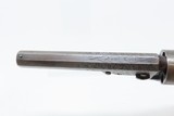 GUSTAVE YOUNG FACTORY ENGRAVED COLT Model 1849 .31 POCKET Revolver Antique 1856 Manufactured with ANTIQUE IVORY Grips - 11 of 19