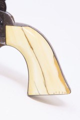 GUSTAVE YOUNG FACTORY ENGRAVED COLT Model 1849 .31 POCKET Revolver Antique 1856 Manufactured with ANTIQUE IVORY Grips - 3 of 19