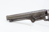 GUSTAVE YOUNG FACTORY ENGRAVED COLT Model 1849 .31 POCKET Revolver Antique 1856 Manufactured with ANTIQUE IVORY Grips - 5 of 19