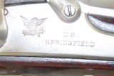 CIVIL WAR Antique US SPRINGFIELD ARMORY 1861 .58 Rifle-MUSKET Infantry 1862Union Infantry “EVERYMAN’S” Rifle w/ LEATHER SLING - 7 of 20