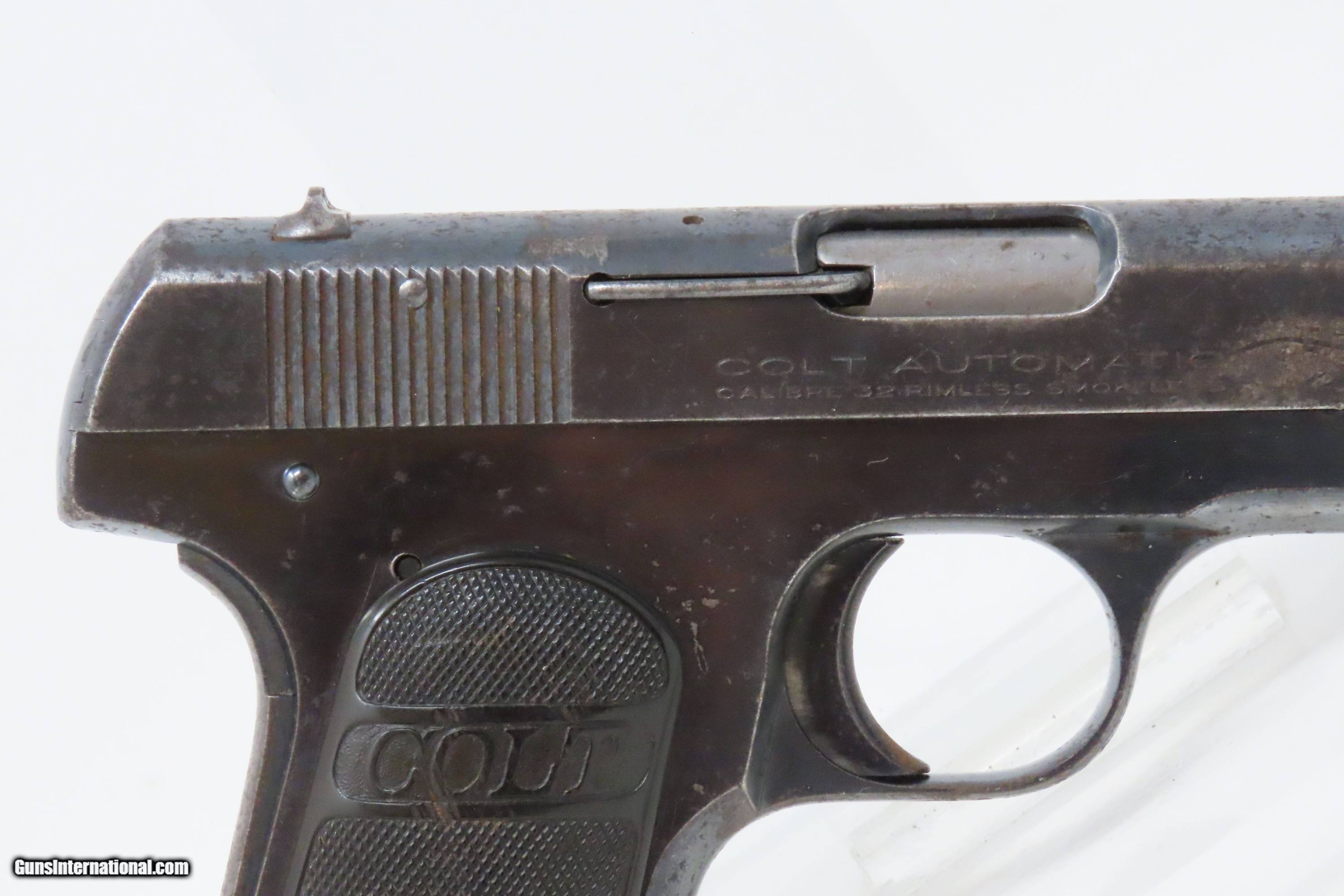 SAN ANTONIO TEXAS Lettered COLT 1903 Pistol Roaring Twenties TX WW2 II ...