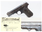 SAN ANTONIO TEXAS Lettered COLT 1903 Pistol Roaring Twenties TX WW2 II C&RWORLD WAR II Captured “BRINGBACK” - 1 of 20