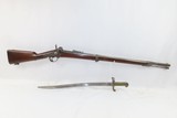 CIVIL WAR Antique FRENCH ST ETIENNE 1853 GENDARMERIE Rifled Musket SABER 69 Percussion Musket with SWORD BAYONET - 2 of 21