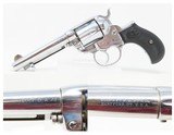 c1904 COLT Model 1877 THUNDERER REVOLVER .41 Cowboy Wild West NickelC&RConnecticut Manufactured DA Revolver Made in 1904 - 1 of 20