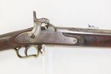 Rare CIVIL WAR Antique P.S. JUSTICE .69 Rifle-Musket c1861 Philadelphia PA
Brass Mounted with Patchbox Stock, Recurve Trigger Guard - 4 of 18
