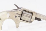 PIPE CASE COLT “New Line” .22 Revolver LONDON 7-Shot Hideout Nickel Antique With Mother of Pearl Grips! - 18 of 19