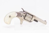 PIPE CASE COLT “New Line” .22 Revolver LONDON 7-Shot Hideout Nickel Antique With Mother of Pearl Grips! - 16 of 19