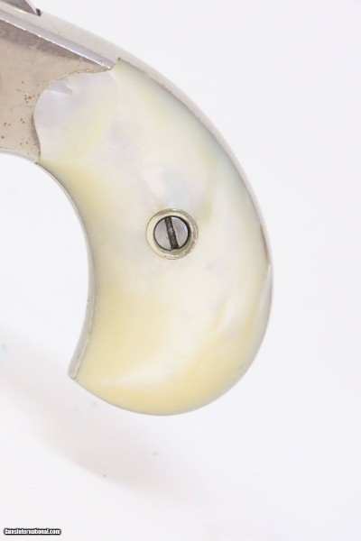 PIPE CASE COLT “New Line” .22 Revolver LONDON 7-Shot Hideout Nickel Antique With Mother of Pearl Grips! - Image 5 of 19