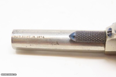 PIPE CASE COLT “New Line” .22 Revolver LONDON 7-Shot Hideout Nickel Antique With Mother of Pearl Grips! - Image 15 of 19
