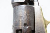 STAGECOACH ROBBERY SCENE COLT Model 1849 .31 1860 4” CYL Antebellum Antique Pre-Civil War Five Shot Revolver w/CRISP CYLINDER SCENE - 13 of 20