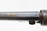 STAGECOACH ROBBERY SCENE COLT Model 1849 .31 1860 4” CYL Antebellum Antique Pre-Civil War Five Shot Revolver w/CRISP CYLINDER SCENE - 9 of 20