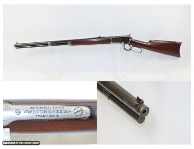 1905 WINCHESTER Model 1892 RIFLE .25-20 WCF Rifleman Varmint C&R Classic Lever Action Rifle Made in 1905