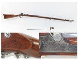 1864 CIVIL WAR Springfield U.S. Model 1863 .58 Rifle-Musket Antique Made at the SPRINGFIELD ARMORY Circa 1864 w/BAYONET - 1 of 21