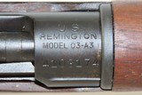 WORLD WAR II US Remington M1903A3 BOLT ACTION .30-06 Springfield C&R Rifle1942 Made with “RA/9-43” FLAMING BOMB - 10 of 20