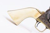 FACTORY ENGRAVED CIVIL WAR Antique COLT Model 1851 NAVY Percussion Revolver 75% FLORAL SCROLL Engraving & Factory PUNCH DOTS - 18 of 23