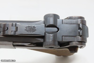 1930s DWM LUGER P.08 7.65x21mm Weimar Republic Berlin German .30 GeorgC&R Made for the American Market Pre-WWII - Image 9 of 21