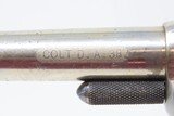 1878 COLT Model 1877 LIGHTNING .38 Revolver Holliday Bonney Hardin AntiqueNICKEL PLATED Double Action .38 Long Colt - 5 of 18