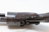 Rare WESTLEY RICHARDS SELF-COCKING Percussion Revolver Antique 1 of 323 Manufactured; FACTORY ENGRAVED 80 Bore - 13 of 19