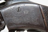 Rare WESTLEY RICHARDS SELF-COCKING Percussion Revolver Antique 1 of 323 Manufactured; FACTORY ENGRAVED 80 Bore - 6 of 19