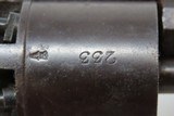 Rare WESTLEY RICHARDS SELF-COCKING Percussion Revolver Antique 1 of 323 Manufactured; FACTORY ENGRAVED 80 Bore - 15 of 19