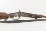 16ga .43-77 Peabody RIFLE & SHOTGUN R SCHRODER Halle GERMANY Jaeger Antique c1890 Traditional Germanic Hunting Arm, Damascus - 17 of 20