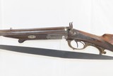 16ga .43-77 Peabody RIFLE & SHOTGUN R SCHRODER Halle GERMANY Jaeger Antique c1890 Traditional Germanic Hunting Arm, Damascus - 4 of 20