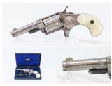 CASED & ENGRAVED Antique COLT New Line Revolver .30 ETCHED PANEL Revolver
Mother of Pearl & Nickel Revolver