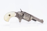CASED & ENGRAVED Antique COLT New Line Revolver .30 ETCHED PANEL Revolver
Mother of Pearl & Nickel Revolver - 17 of 20