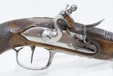 BRACE of ENGRAVED FRENCH FLINTLOCK Pistols .50 Napoleon RevolutionAntique Handsome Set of “Life Preservers” - 5 of 25