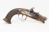 BRACE of ENGRAVED FRENCH FLINTLOCK Pistols .50 Napoleon RevolutionAntique Handsome Set of “Life Preservers” - 20 of 25