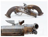 BRACE of ENGRAVED FRENCH FLINTLOCK Pistols .50 Napoleon RevolutionAntique Handsome Set of “Life Preservers” - 1 of 25