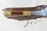 JOSEPH KUCHENREITER WHEELLOCK Rifle Engraved Carved Stock Ivory .60 Antique Bavarian German Sliding Patch Box - 3 of 20