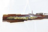 JOSEPH KUCHENREITER WHEELLOCK Rifle Engraved Carved Stock Ivory .60 Antique Bavarian German Sliding Patch Box - 7 of 20