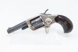 1876 VICTORIAN LONDON .22 Short 7-Shot Revolver COLT New Line CASED Antique Fine Blued & Nickel Rosewood in Oaken & Brass Case - 6 of 21