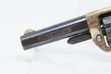 1876 VICTORIAN LONDON .22 Short 7-Shot Revolver COLT New Line CASED Antique Fine Blued & Nickel Rosewood in Oaken & Brass Case - 9 of 21