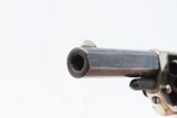 1876 VICTORIAN LONDON .22 Short 7-Shot Revolver COLT New Line CASED Antique Fine Blued & Nickel Rosewood in Oaken & Brass Case - 14 of 21