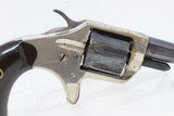 1876 VICTORIAN LONDON .22 Short 7-Shot Revolver COLT New Line CASED Antique Fine Blued & Nickel Rosewood in Oaken & Brass Case - 20 of 21