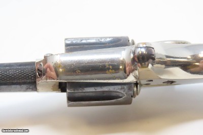 1876 VICTORIAN LONDON .22 Short 7-Shot Revolver COLT New Line CASED Antique Fine Blued & Nickel Rosewood in Oaken & Brass Case - Image 16 of 21