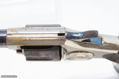 1876 VICTORIAN LONDON .22 Short 7-Shot Revolver COLT New Line CASED Antique Fine Blued & Nickel Rosewood in Oaken & Brass Case - Image 12 of 21