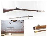 CIVIL WAR ELI WHITNEY ENFIELD Rifle-Musket Saber Bayonet .58 “Ihle” Antique 1 of 3500 Whitney Enfields with SWORD BAYONET - 1 of 19