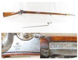 1839 Date CIVIL WAR Danzig Model 1809 Percussion Conversion INFANTRY Musket PRUSSIAN Danzig Arsenal with SOCKET BAYONET - 1 of 24