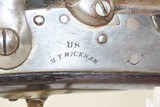 1861 CIVIL WAR RIFLE-MUSKET WICKHAM 1816 HEWES Phillips Bayonet .69 Antique NEW JERSEY STATE MILITIA INFANTRY ARM - 8 of 23
