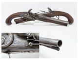 1779BRACE ofBARBAR FLINTLOCK Pistols American Revolutionary War Antique Pair of Silver Hallmarked Martial Sidearms from 18th Century England - 17 of 25