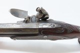 1779BRACE ofBARBAR FLINTLOCK Pistols American Revolutionary War Antique Pair of Silver Hallmarked Martial Sidearms from 18th Century England - 13 of 25