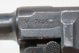 WWII RUSSIAN CAPTURE German Mauser s/42 Code 1937 Luger P.08 Pistol 9mm C&R THIRD REICH German Luger with “X” Capture Mark - 5 of 19